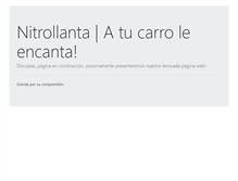 Tablet Screenshot of nitrollanta.com